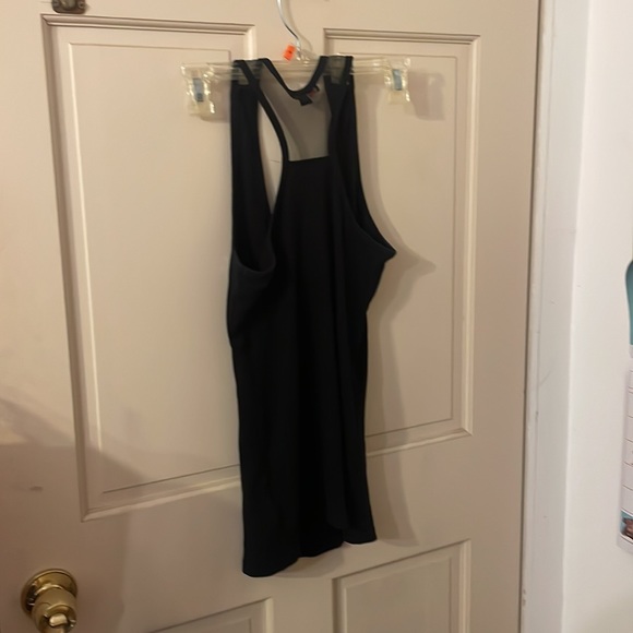 Vintage Guess Rhinestone Black Tank Top Size: M 7/8 USED! - Picture 4 of 5